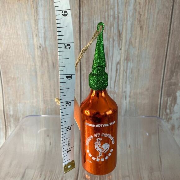 Sriracha Handmade Glass Ornament Exchange Collectible by Cody Foster & Co - Picture 4 of 4